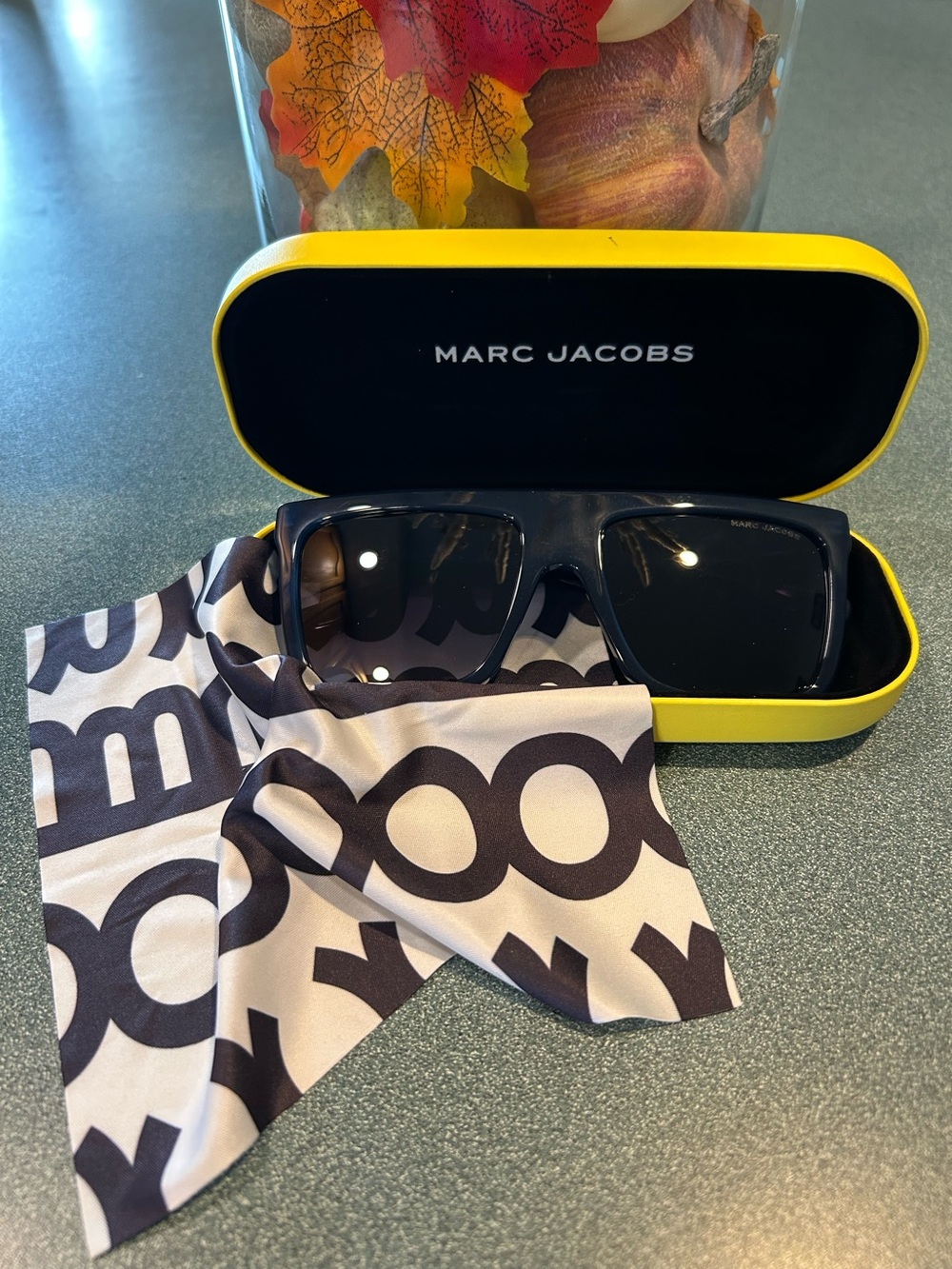 Marc Jacobs Women's Square Blue Sunglasses